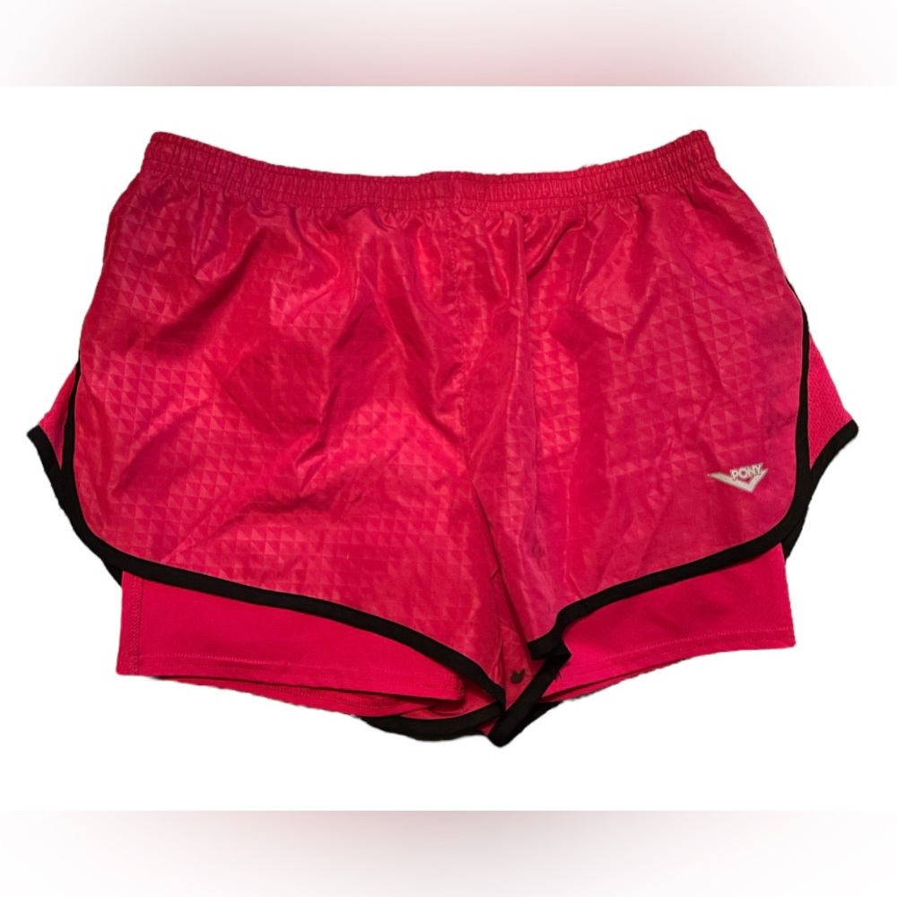 Hot Pink PONY Running Shorts